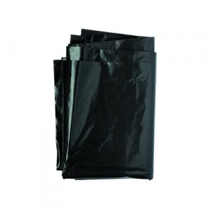 200л, ПВД, 25шт, пласт, черные, 45мкм, 90*130см пакеты д/мусора CLEAN BAG 1/1 1/5