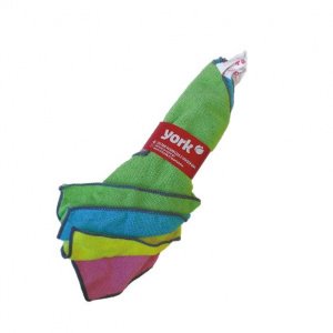 YORK салфетки микрофибра 30*30см, 4шт 1/20