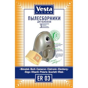 Комплект пылесб. 5шт. VESTA ER03 1/10