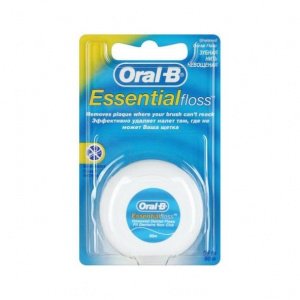 ОРАЛ Би зуб. нить ESSENTIAL FLOSS невощеная 50м 1/12