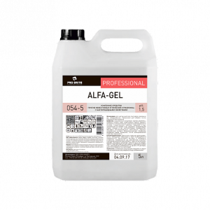 ALFA-GEL ср-во усиленное против извест. отлож. и ржавчины, с бактерицидными свойствами 5л 1/4