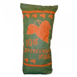 Уголь древесный 10кг, мешок 1/1
