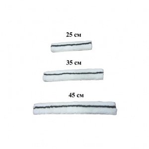 ШУБКА 35см д/стекла микрофибра+абразив Bol Equipment 1/10