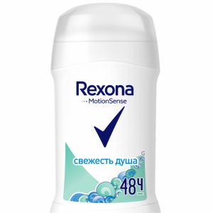 РЕКСОНА дезодор. стик 40мл СВЕЖЕСТЬ ДУША для женщин 1/6