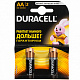 Батарейки DURACELL BASIC  АА/LR6  2 шт 1/20