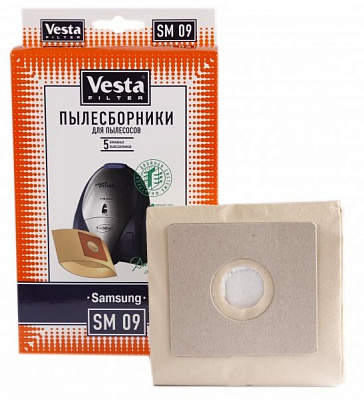 Комплект пылесб. 5шт. VESTA SM09 1/10