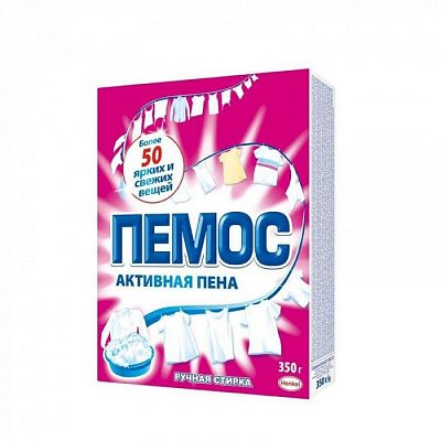 ПЕМОС ручная стирка 350г АКТИВНАЯ ПЕНА 1/22