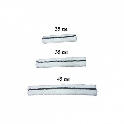 ШУБКА 35см д/стекла микрофибра+абразив Bol Equipment 1/10