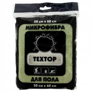 ТЕХТОР салфетка д/пола 50*60см, микрофибра 1/48