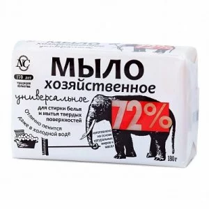 УНИВЕРСАЛЬНОЕ мыло хоз. 72% 180г (упак) 1/36  НЕВСК. КОСМЕТИКА