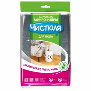 ЧИСТЮЛЯ салфетка д/пола 50*60см микрофибра 1/36