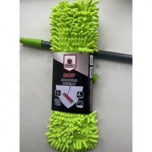 Швабра д/пола CHENILLE плоский моп 42*13см ТЕХТОР, рукоятка 130см, Masterclean 1/12